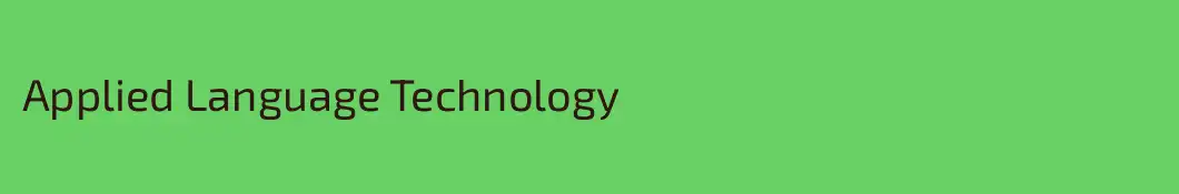 Applied Language Technology